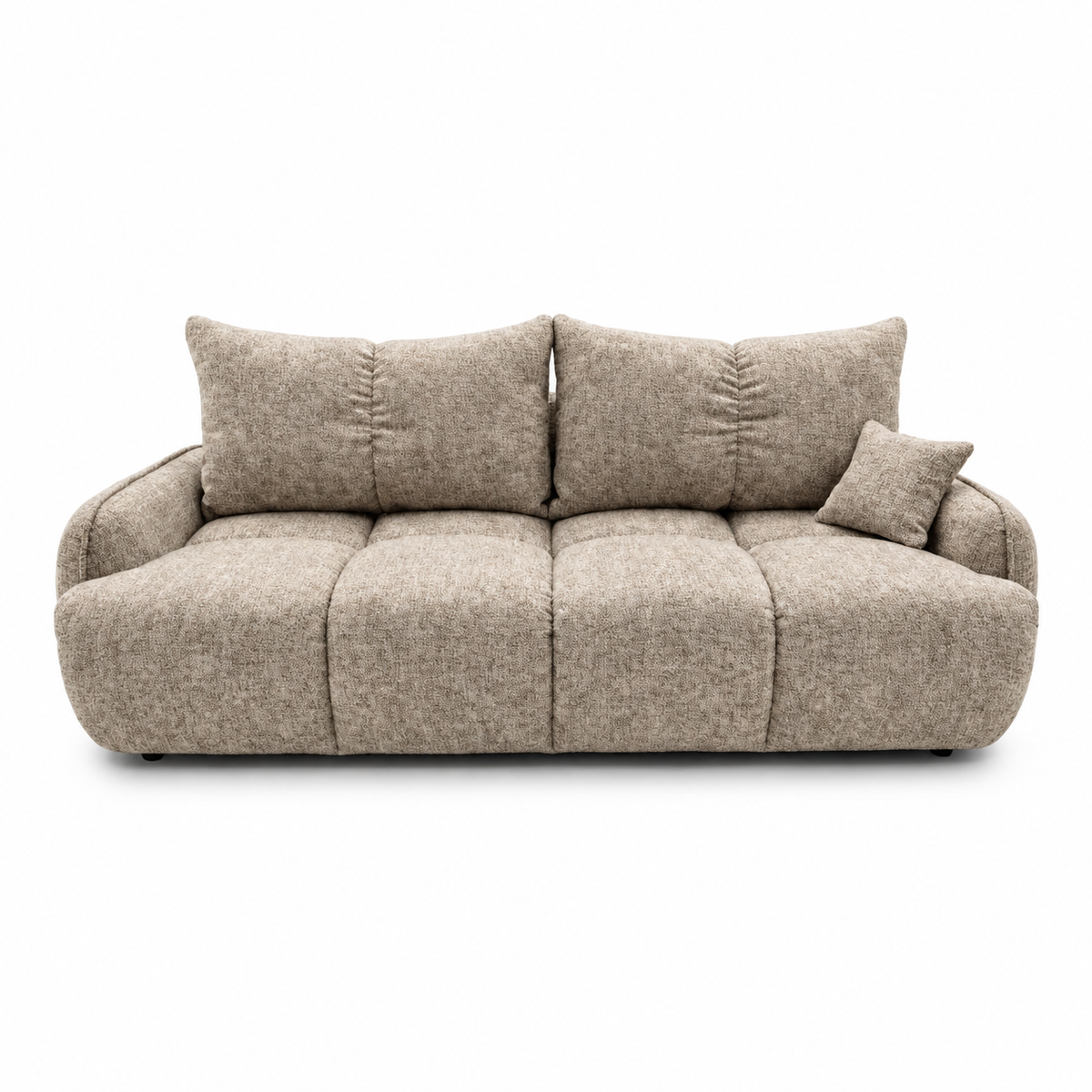 Sofa-lova LOBINO – BELLA 10 · Šviesiai ruda – vaizdas iš priekio #spalva_bella 10 · šviesiai ruda