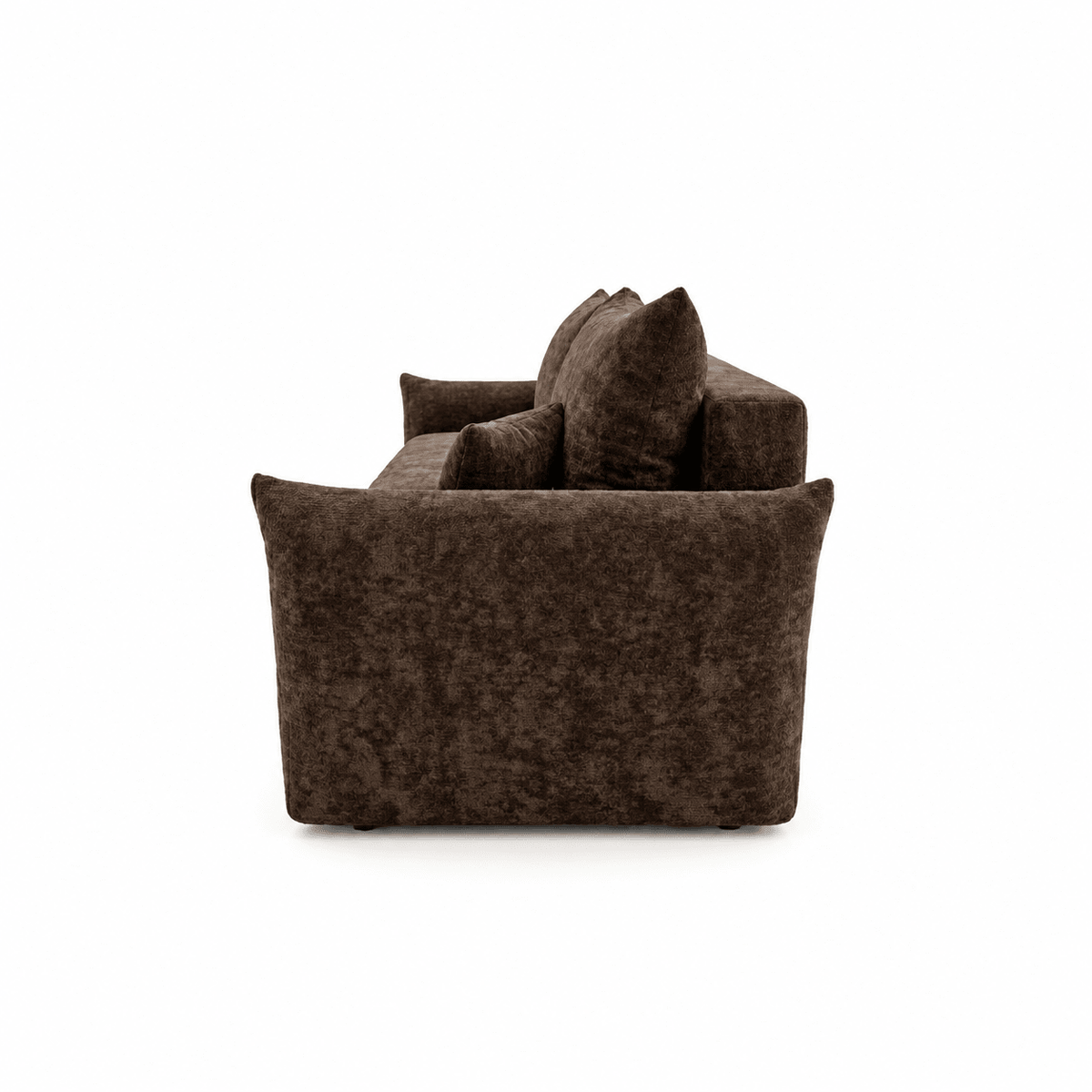 Sofa lova MELO – LUMO 40 · Ruda – vaizdas iš šono #spalva_lumo 40 · ruda