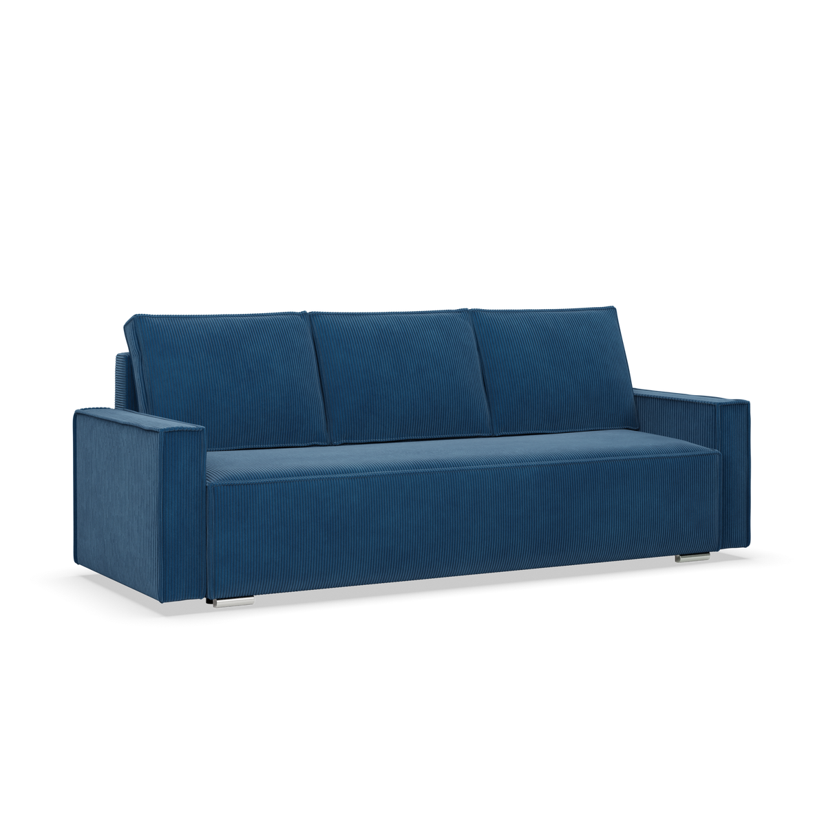 Sofa-lova NOTO – POSO 005 · Tamsiai mėlyna – bendras vaizdas kitu kampu #spalva_poso 005 · tamsiai mėlyna