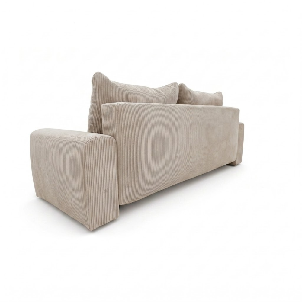 Sofa-lova ODEA – POSO 100 · Smėlio – vaizdas iš nugaros #spalva_poso 100 · smėlio