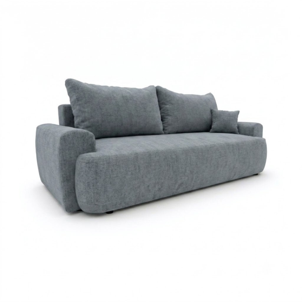 Sofa-lova ODEA – ARAGON 72 · Šviesiai mėlyna – bendras vaizdas kitu kampu #spalva_aragon 72 · šviesiai mėlyna