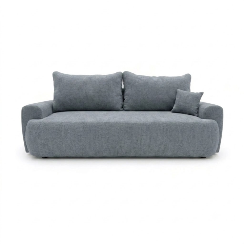 Sofa-lova ODEA – ARAGON 72 · Šviesiai mėlyna – vaizdas iš priekio #spalva_aragon 72 · šviesiai mėlyna