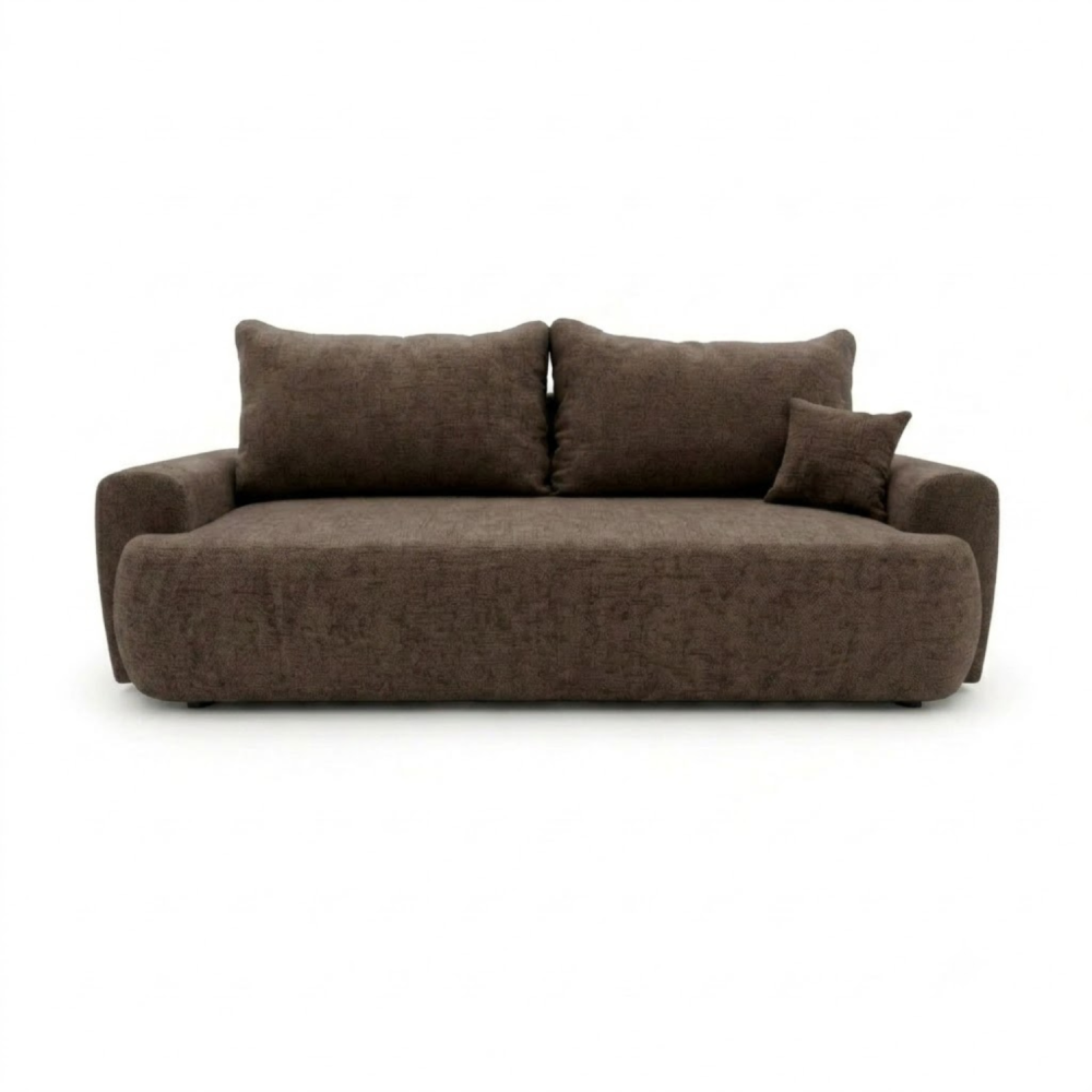 Sofa-lova ODEA – ARAGON 26 · Ruda – vaizdas iš priekio #spalva_aragon 26 · ruda
