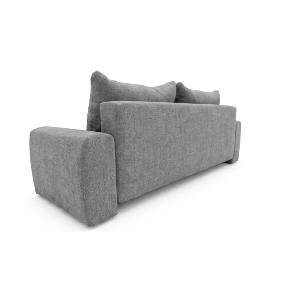 Sofa-lova ODEA – ARAGON 90 · Tamsiai pilka – vaizdas iš nugaros #spalva_aragon 90 · tamsiai pilka