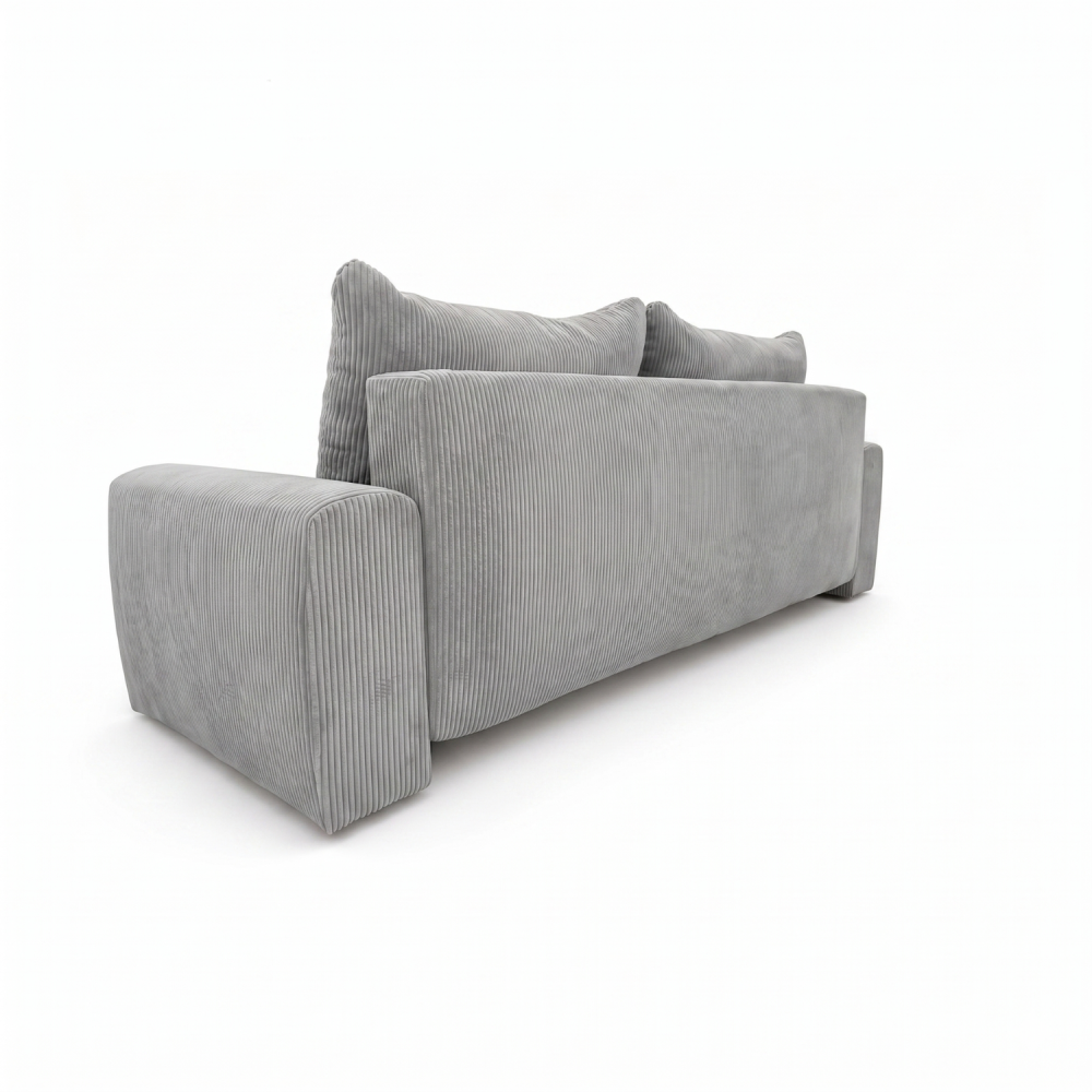 Sofa-lova ODEA – POSO 055 · Šviesiai pilka – vaizdas iš nugaros #spalva_poso 055 · šviesiai pilka
