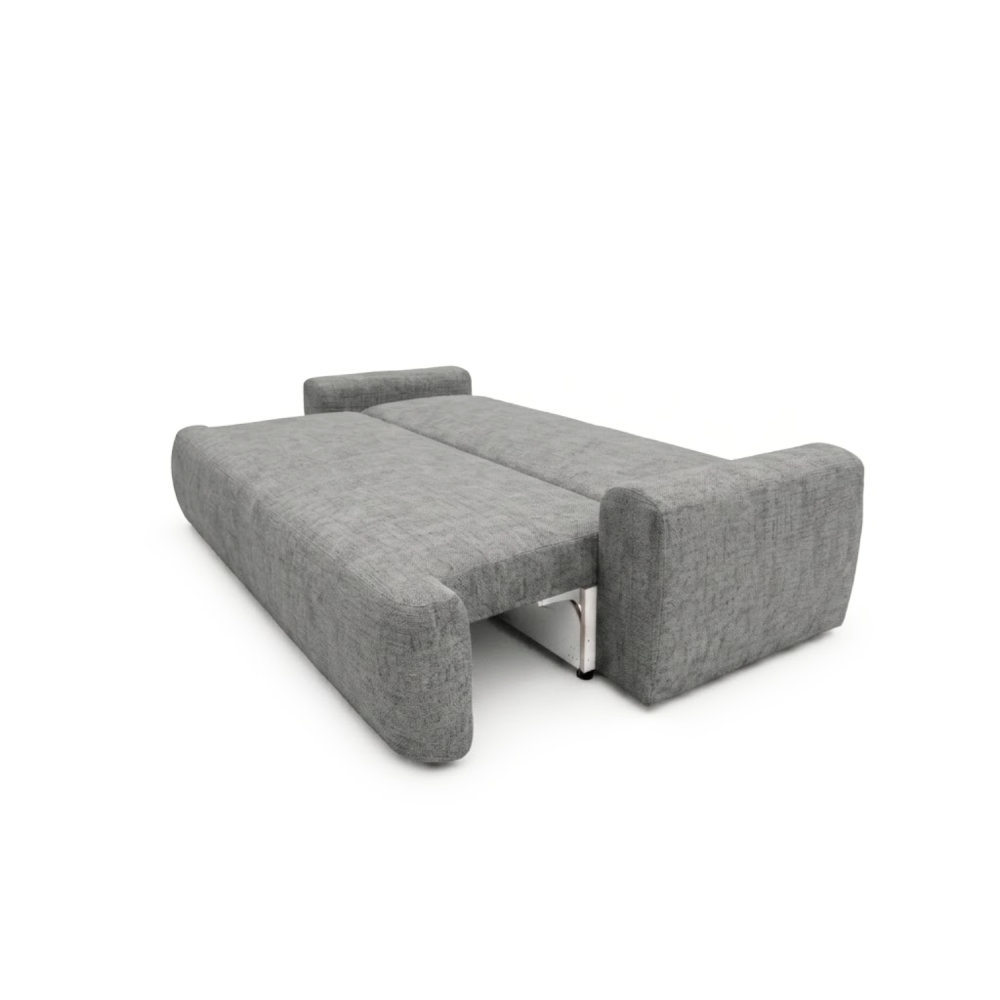 Sofa-lova ODEA – ARAGON 90 · Tamsiai pilka – išskleista miegamoji dalis #spalva_aragon 90 · tamsiai pilka
