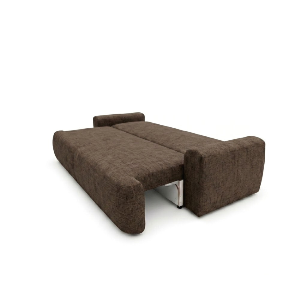 Sofa-lova ODEA – ARAGON 26 · Ruda – išskleista miegamoji dalis #spalva_aragon 26 · ruda