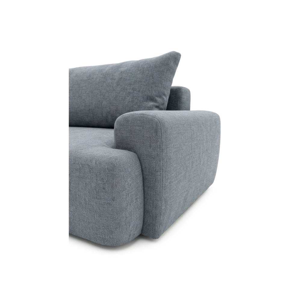 Sofa-lova ODEA – ARAGON 72 · Šviesiai mėlyna – apmušalų ir konstrukcijos detalė #spalva_aragon 72 · šviesiai mėlyna