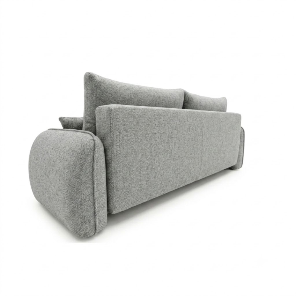 Sofa-lova OVELLA – ROBIN 4 · Šviesiai pilka – vaizdas iš nugaros #spalva_robin 4 · šviesiai pilka