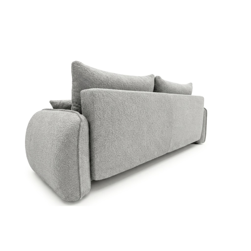 Sofa-lova OVELLA – CORAL 75 · Šviesiai pilka – vaizdas iš nugaros #spalva_coral 75 · šviesiai pilka