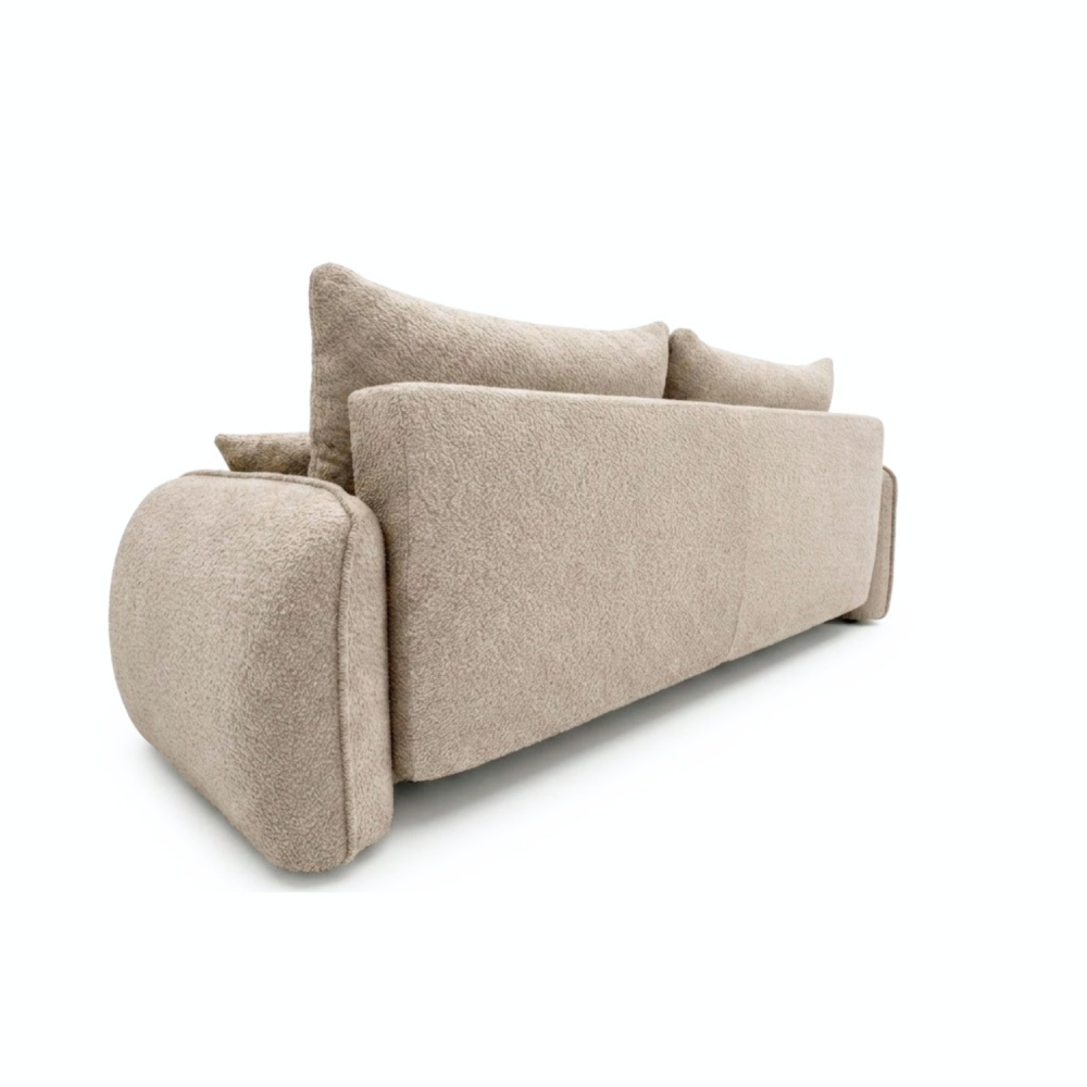 Sofa-lova OVELLA – CORAL 50 · Tamsiai smėlio – vaizdas iš nugaros #spalva_coral 50 · tamsiai smėlio