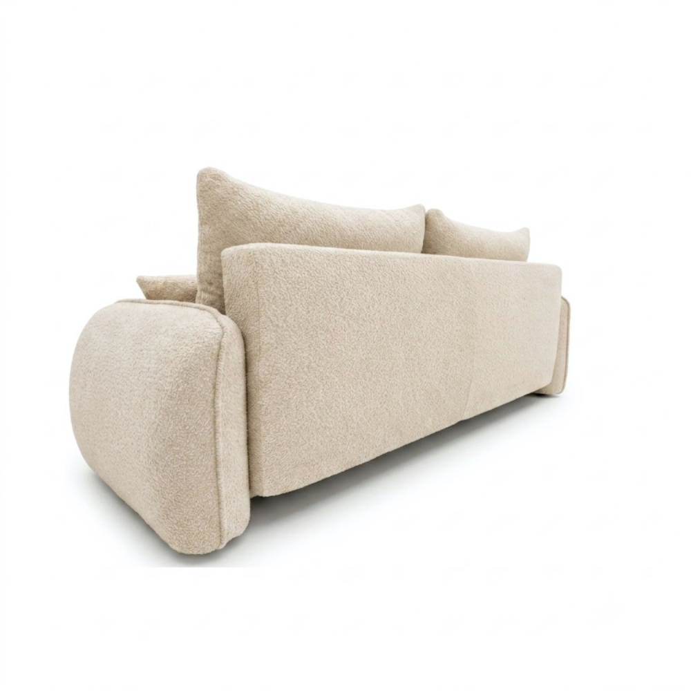 Sofa-lova OVELLA – CORAL 65 · Smėlio – vaizdas iš nugaros #spalva_coral 65 · smėlio