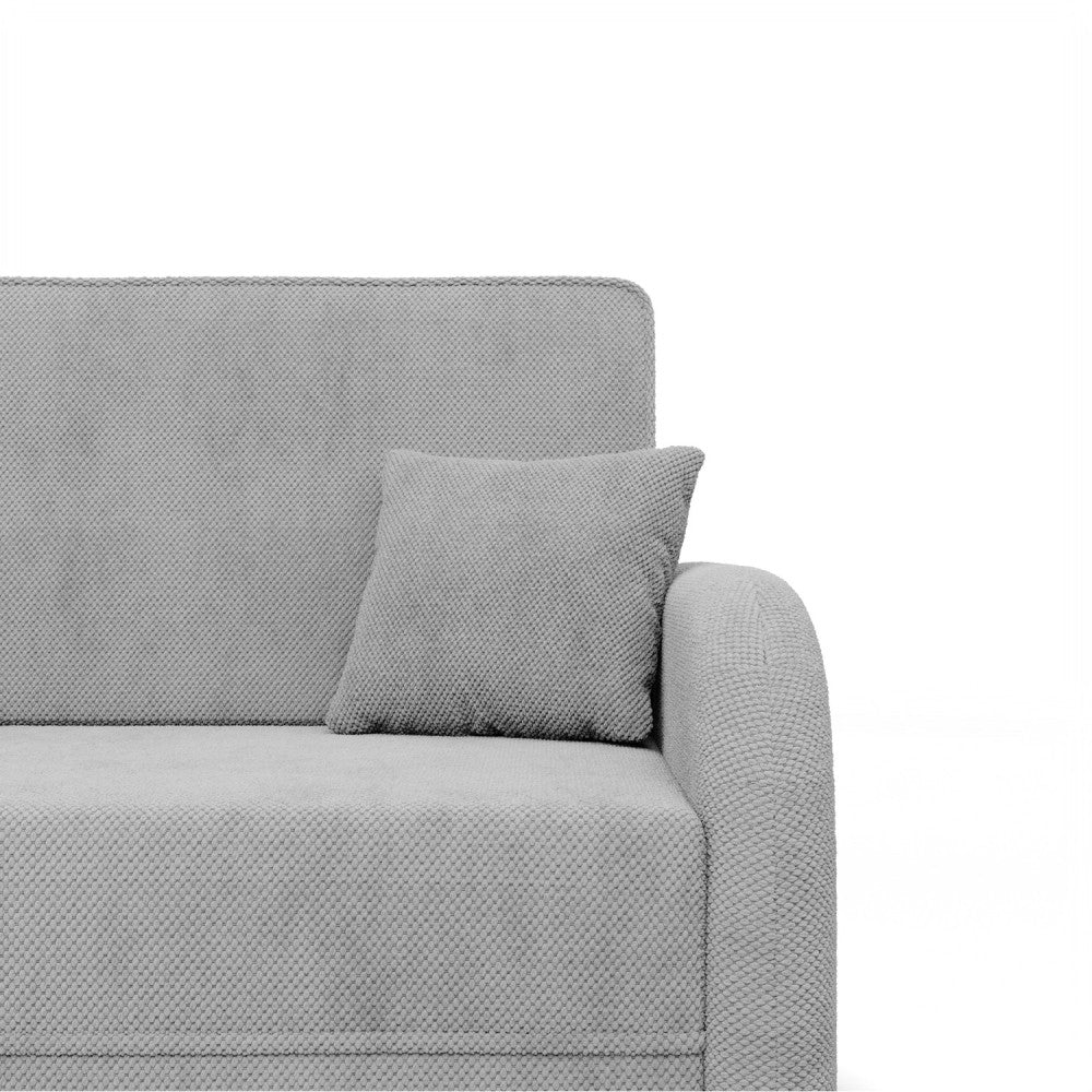 Sofa-lova SOMO – ONEGA 8 · Šviesiai pilka – apmušalų ir konstrukcijos detalė #spalva_onega 8 · šviesiai pilka