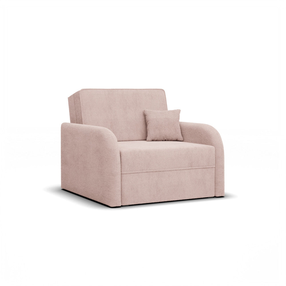 Sofa-lova SOMO – ONEGA 15 · Rožinė – bendras vaizdas kitu kampu #spalva_onega 15 · rožinė
