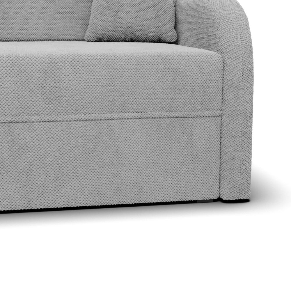 Sofa-lova SOMO – ONEGA 8 · Šviesiai pilka – apmušalų ir konstrukcijos detalė #spalva_onega 8 · šviesiai pilka