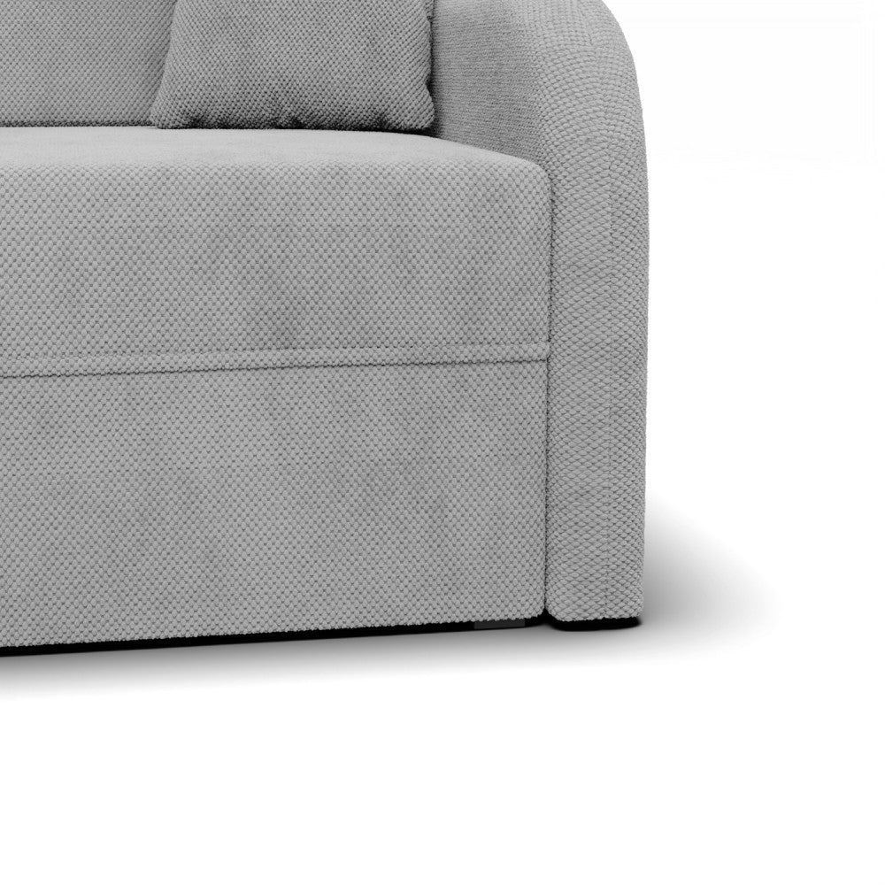 Sofa-lova SOMO – ONEGA 8 · Šviesiai pilka – apmušalų ir konstrukcijos detalė #spalva_onega 8 · šviesiai pilka