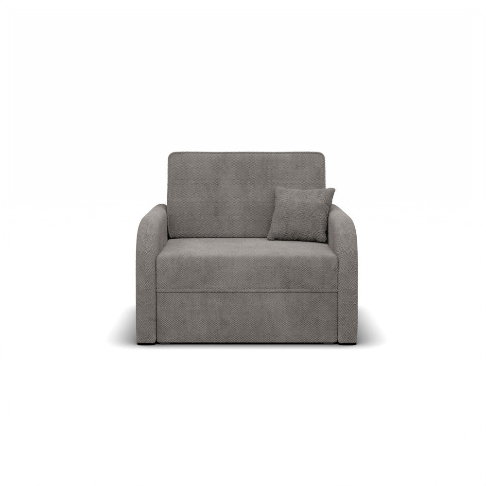 Sofa-lova SOMO – ONEGA 7 · Tamsiai pilka – vaizdas iš priekio #spalva_onega 7 · tamsiai pilka