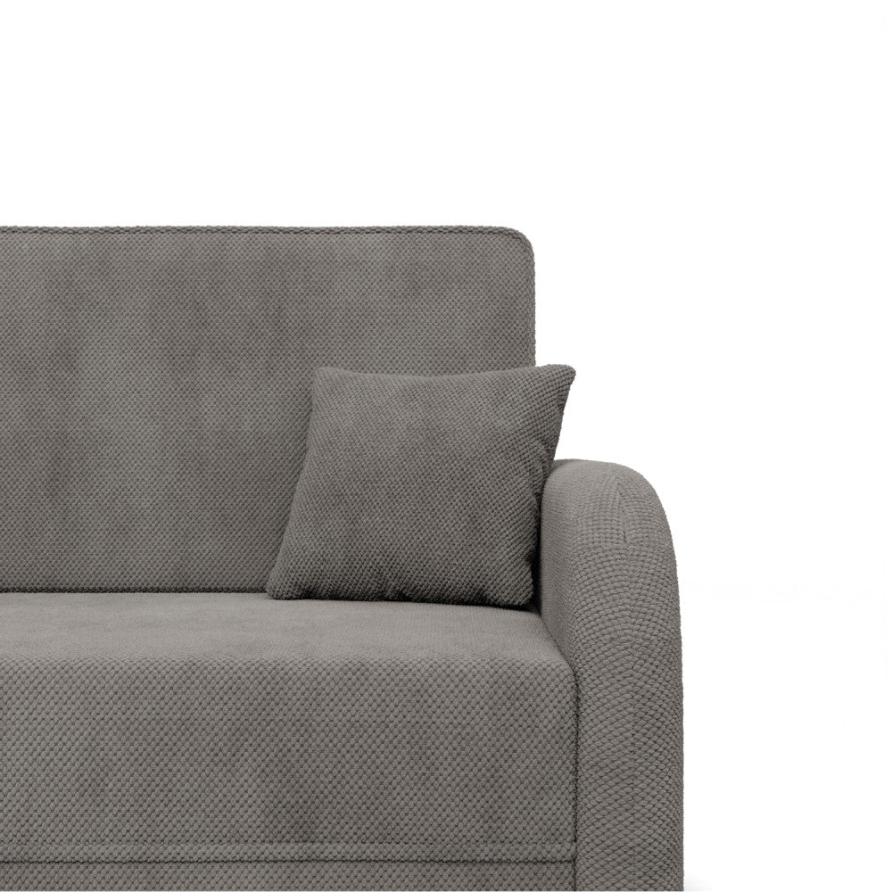 Sofa-lova SOMO – ONEGA 7 · Tamsiai pilka – apmušalų ir konstrukcijos detalė #spalva_onega 7 · tamsiai pilka