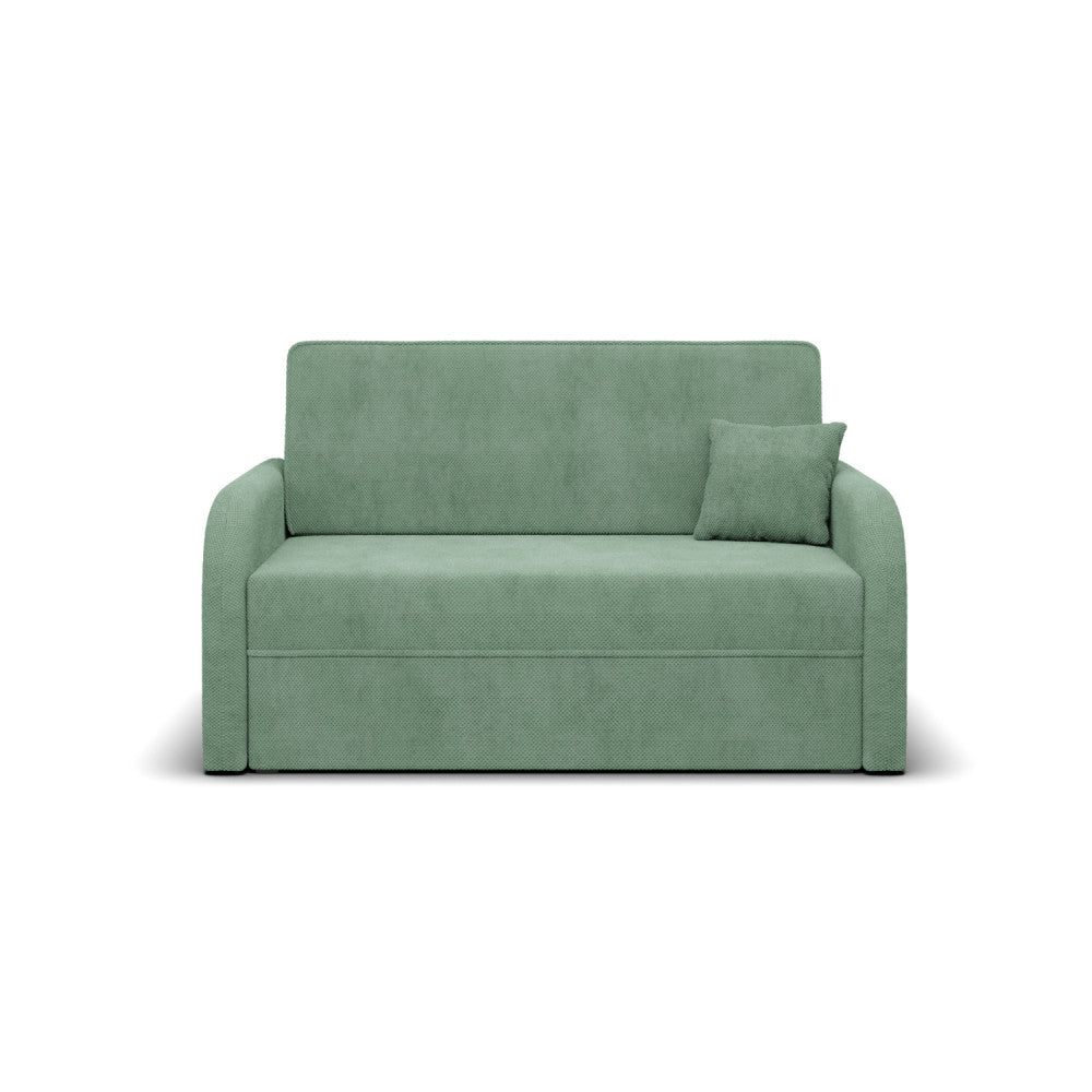 Sofa-lova SOMO – ONEGA 25 · Šviesiai žalia – vaizdas iš priekio #spalva_onega 25 · šviesiai žalia