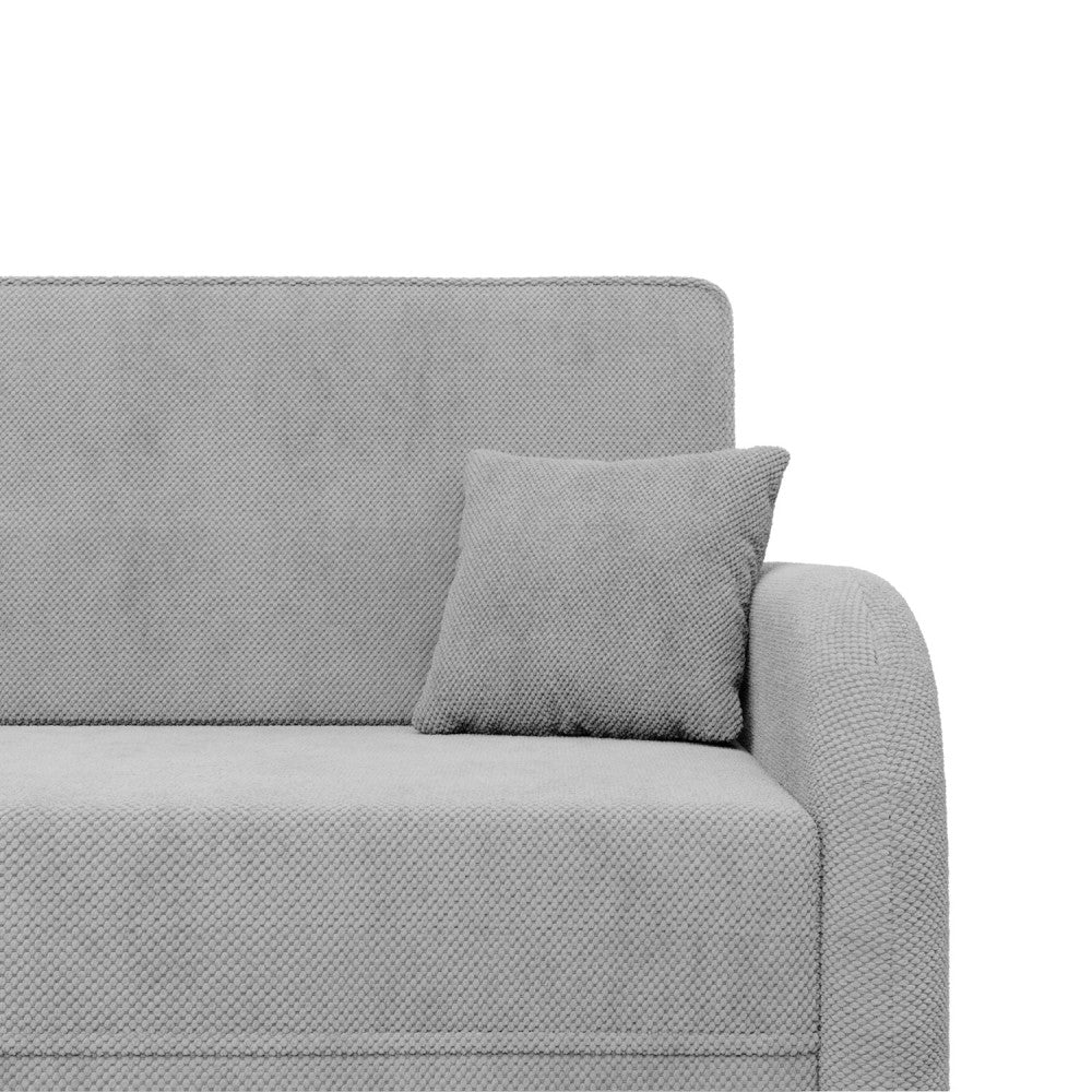 Sofa-lova SOMO – ONEGA 8 · Šviesiai pilka – apmušalų ir konstrukcijos detalė #spalva_onega 8 · šviesiai pilka