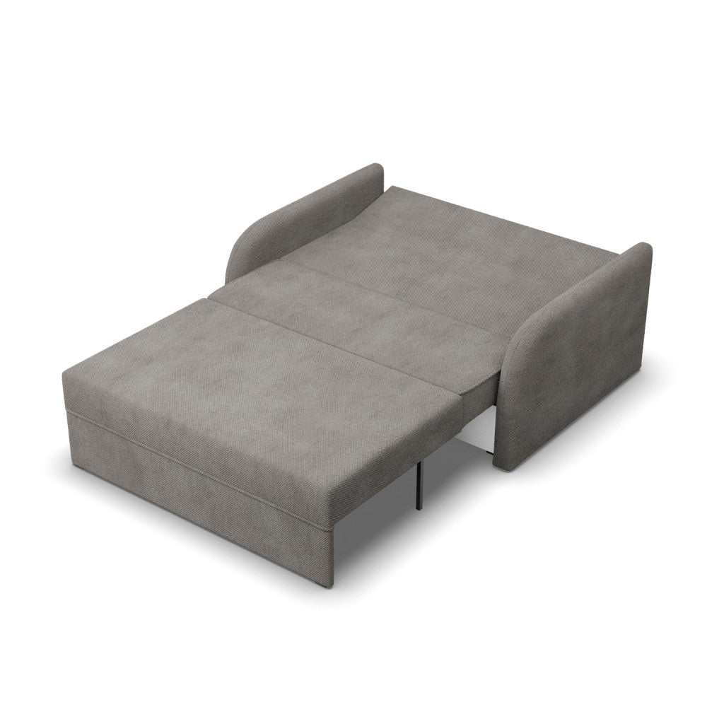 Sofa-lova SOMO – ONEGA 7 · Tamsiai pilka – išskleista miegamoji dalis #spalva_onega 7 · tamsiai pilka