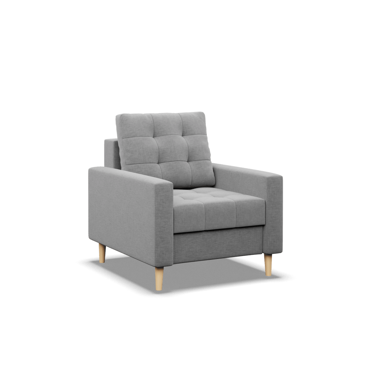 Fotelis ELMA – LUX 32 – bendras vaizdas #spalva_lux 32