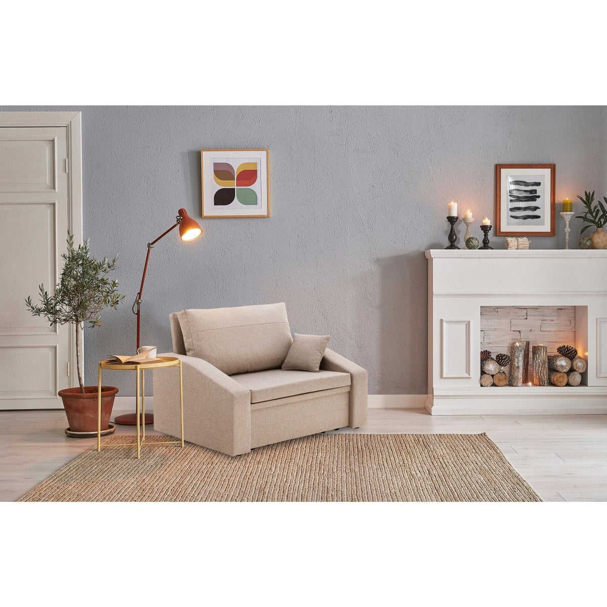 Išskleidžiamas fotelis ORBIT 90 – MALMO NEW 08 – interjere #spalva_malmo new 08