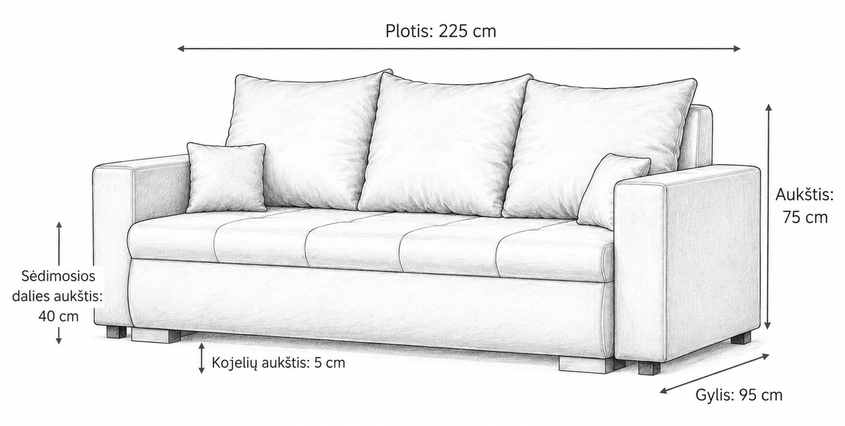 Sofa lova LOKO