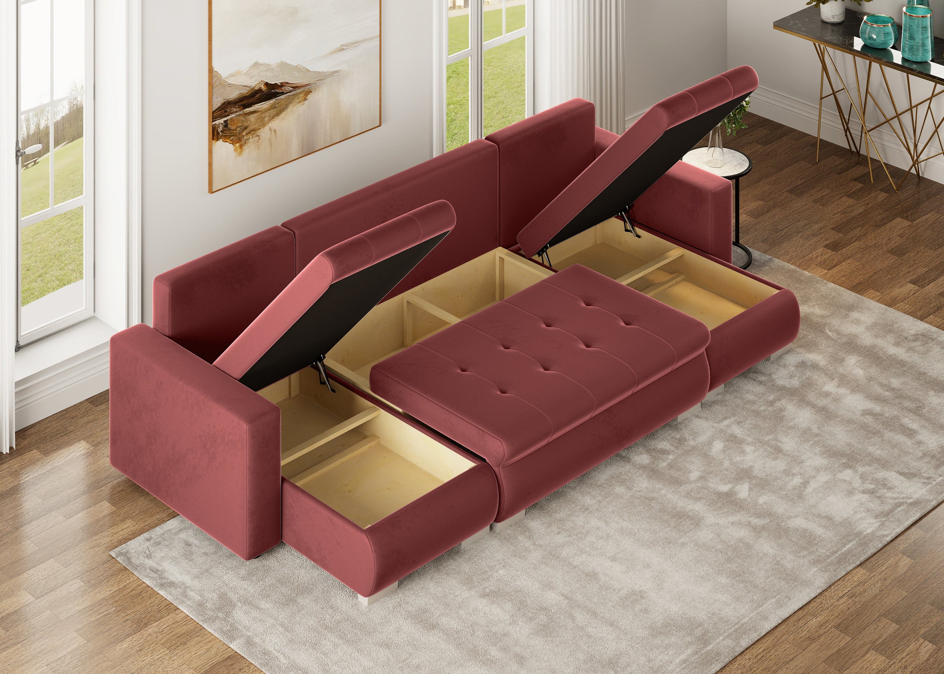 Minkštas kampas LOKO U