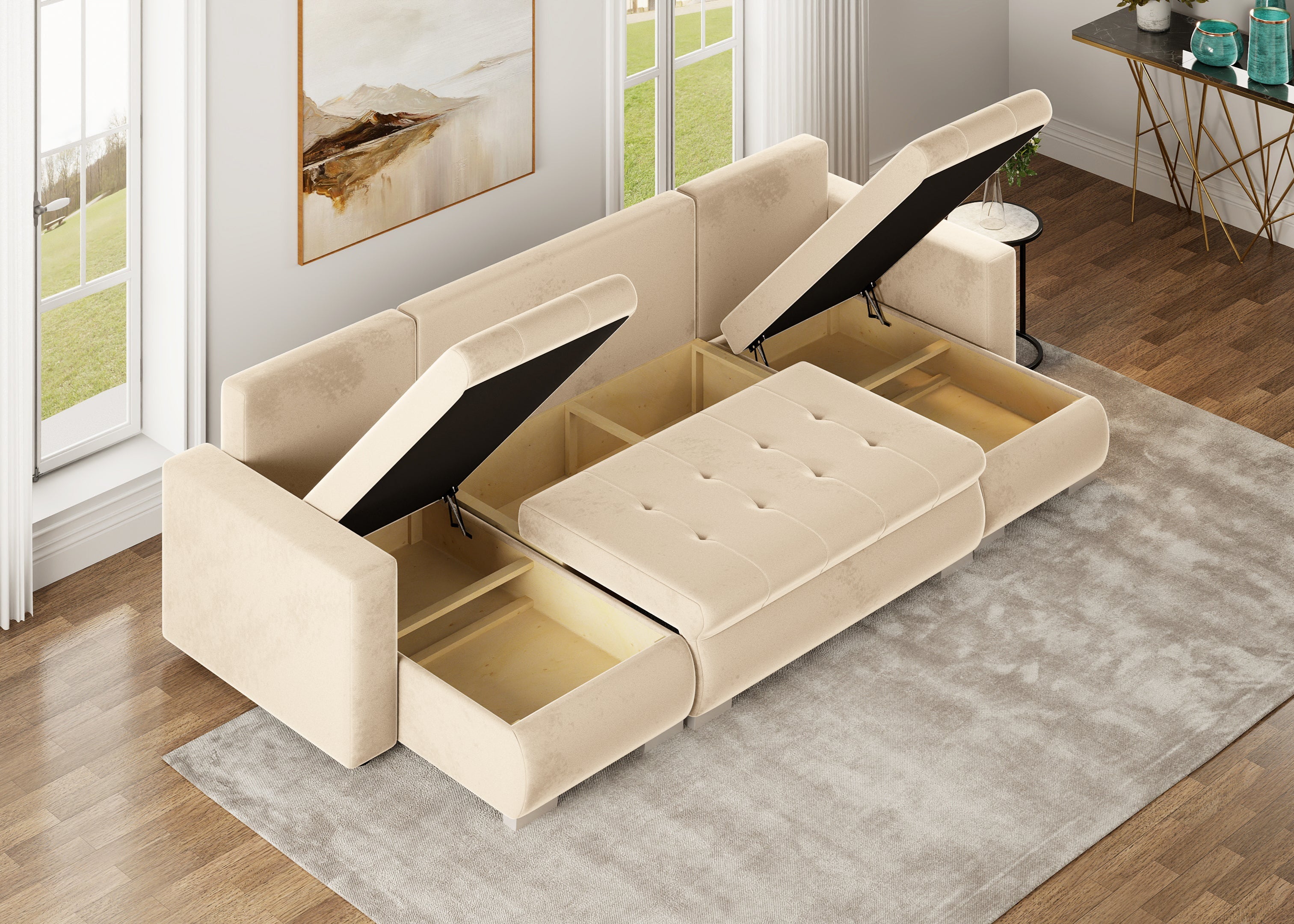 Minkštas kampas LOKO U