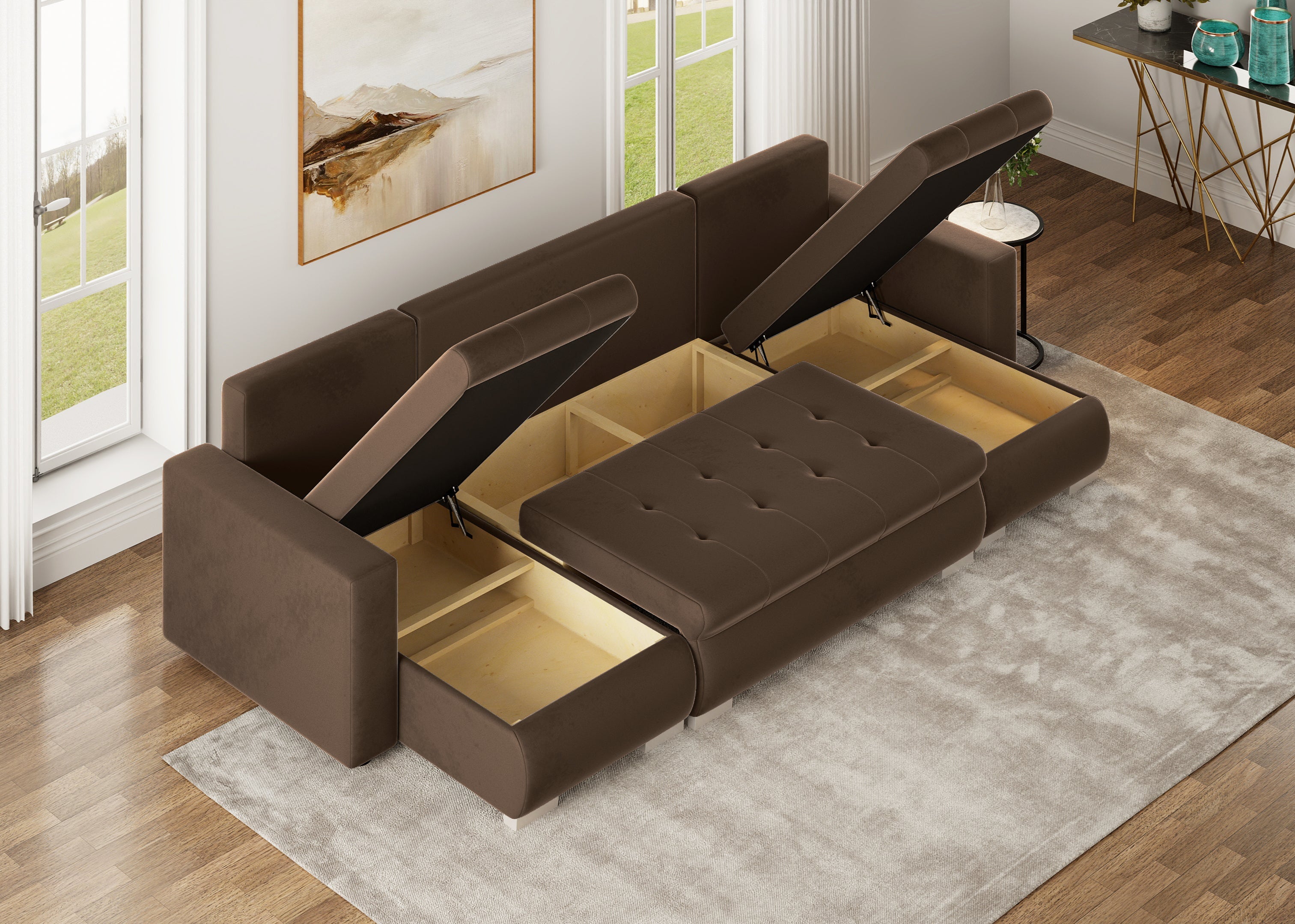 Minkštas kampas LOKO U