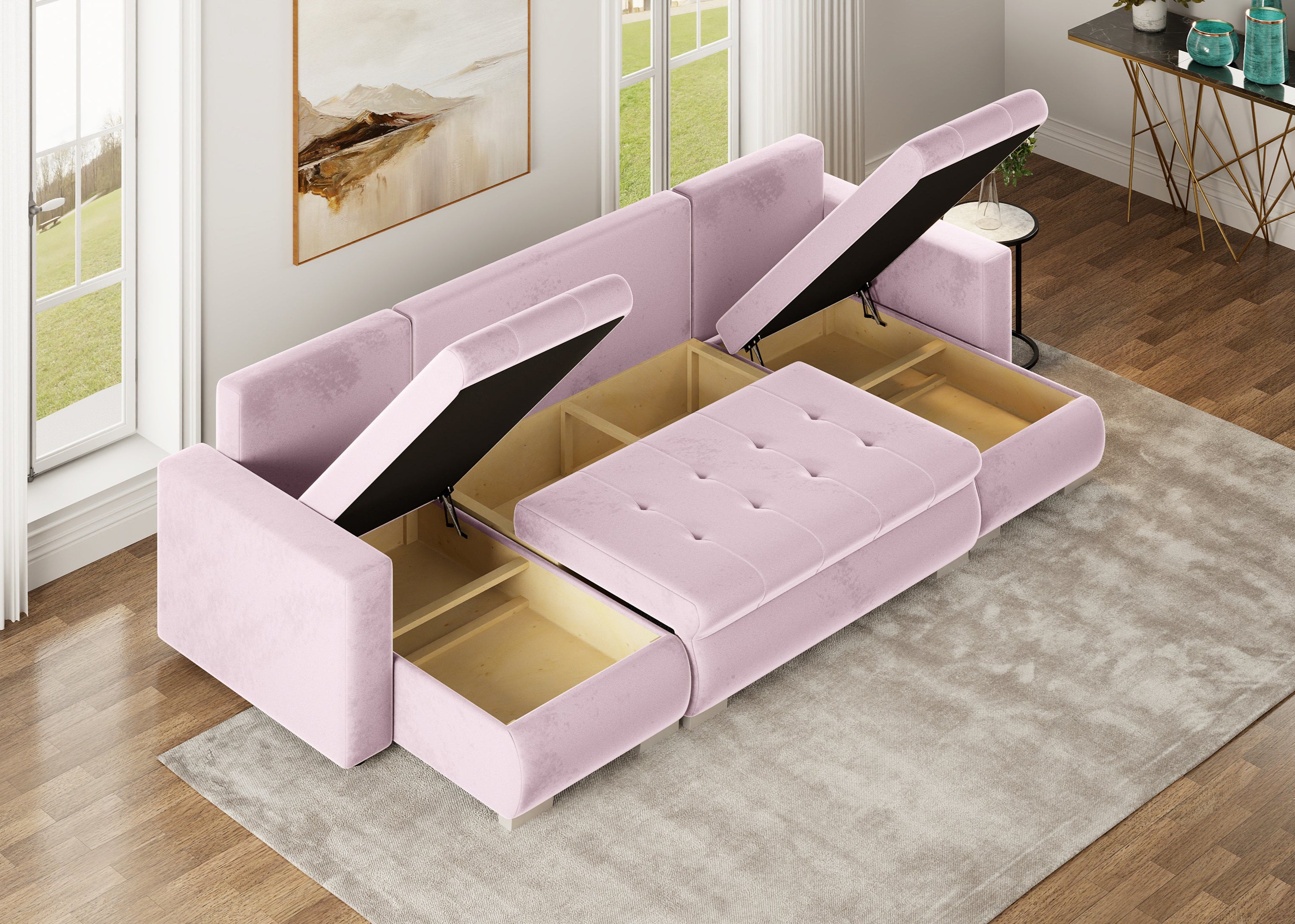 Minkštas kampas LOKO U