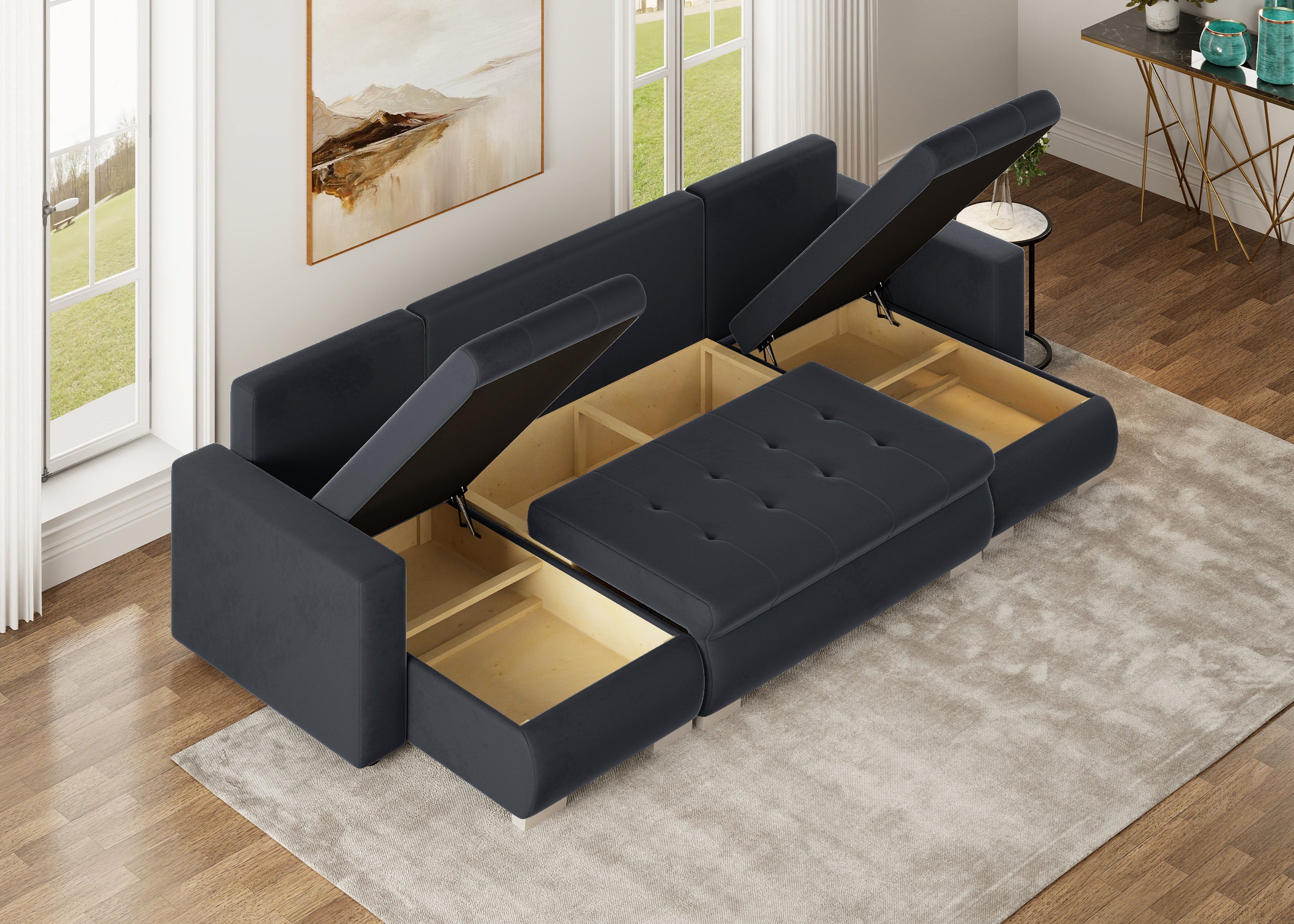 Minkštas kampas LOKO U