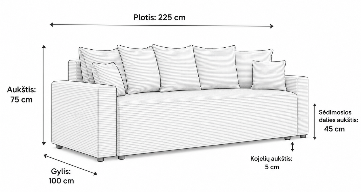 Sofa lova POLO