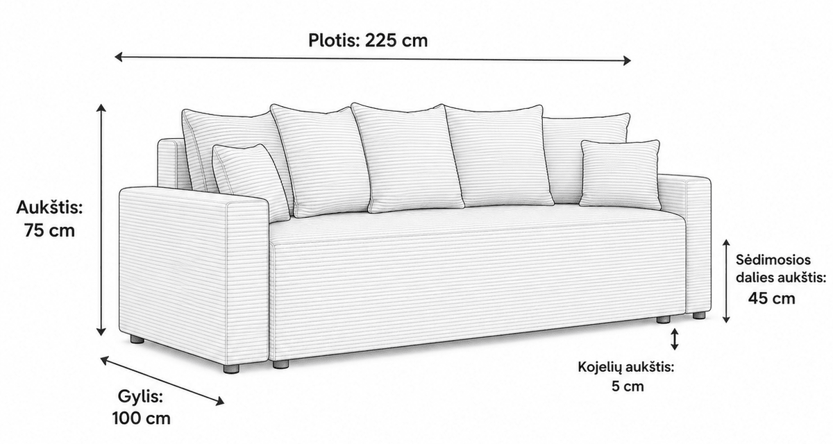 Sofa lova POLO