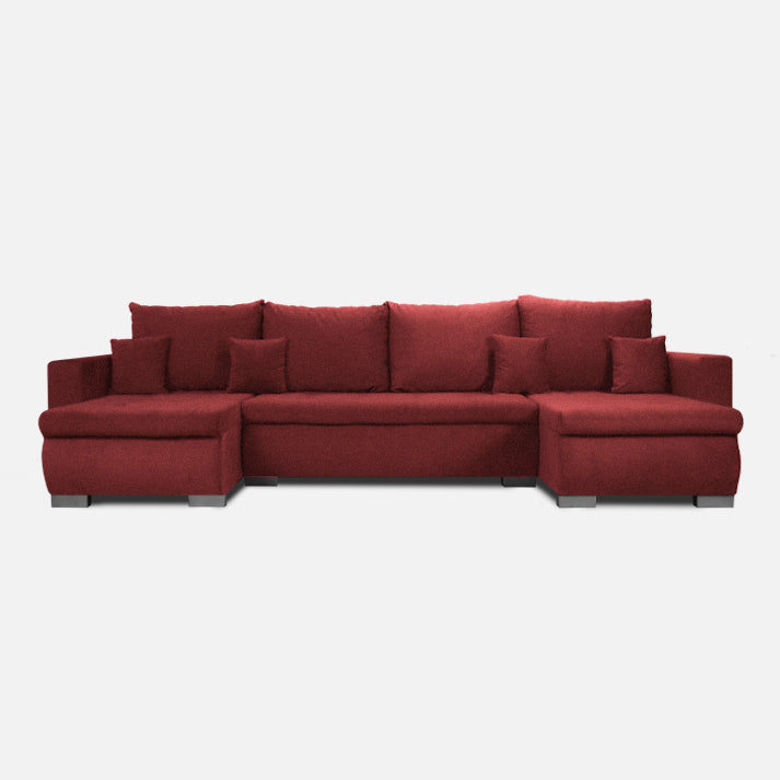 sofa lova parduoda internete raudonos spalvos
