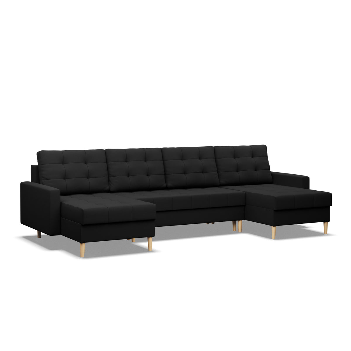 Minkštas kampas ELMA ULL – LUX 23 – vaizdas kitu kampu #spalva_lux 23
