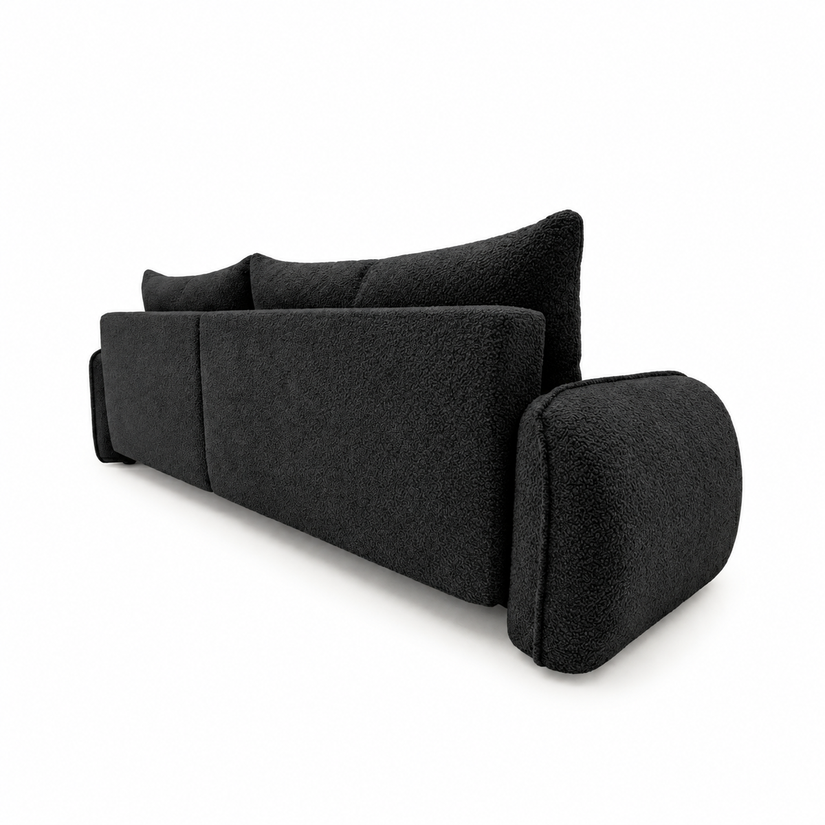 Minkštas kampas LOBINO su miego funkcija – CORAL 60 – dešininis kampas – vaizdas kitu kampu #spalva_coral 60