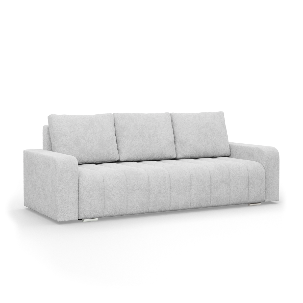 Sofa-lova ABRIELLE – ABRIAMO 05 · Šviesiai pilka – bendras vaizdas kitu kampu #spalva_abriamo 05 · šviesiai pilka