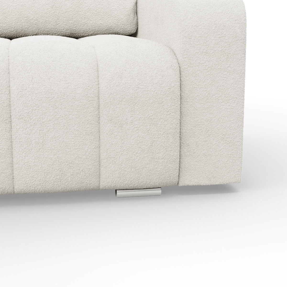 Sofa-lova ABRIELLE – ABRIAMO 04 · Kreminė – apmušalų ir konstrukcijos detalė #spalva_abriamo 04 · kreminė
