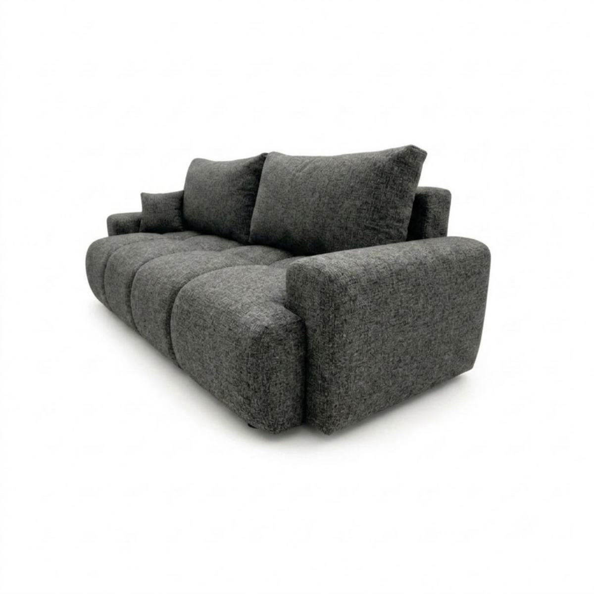 Sofa-lova BALIMO – BELLA 20 · Tamsiai pilka – bendras vaizdas kitu kampu #spalva_bella 20 · tamsiai pilka