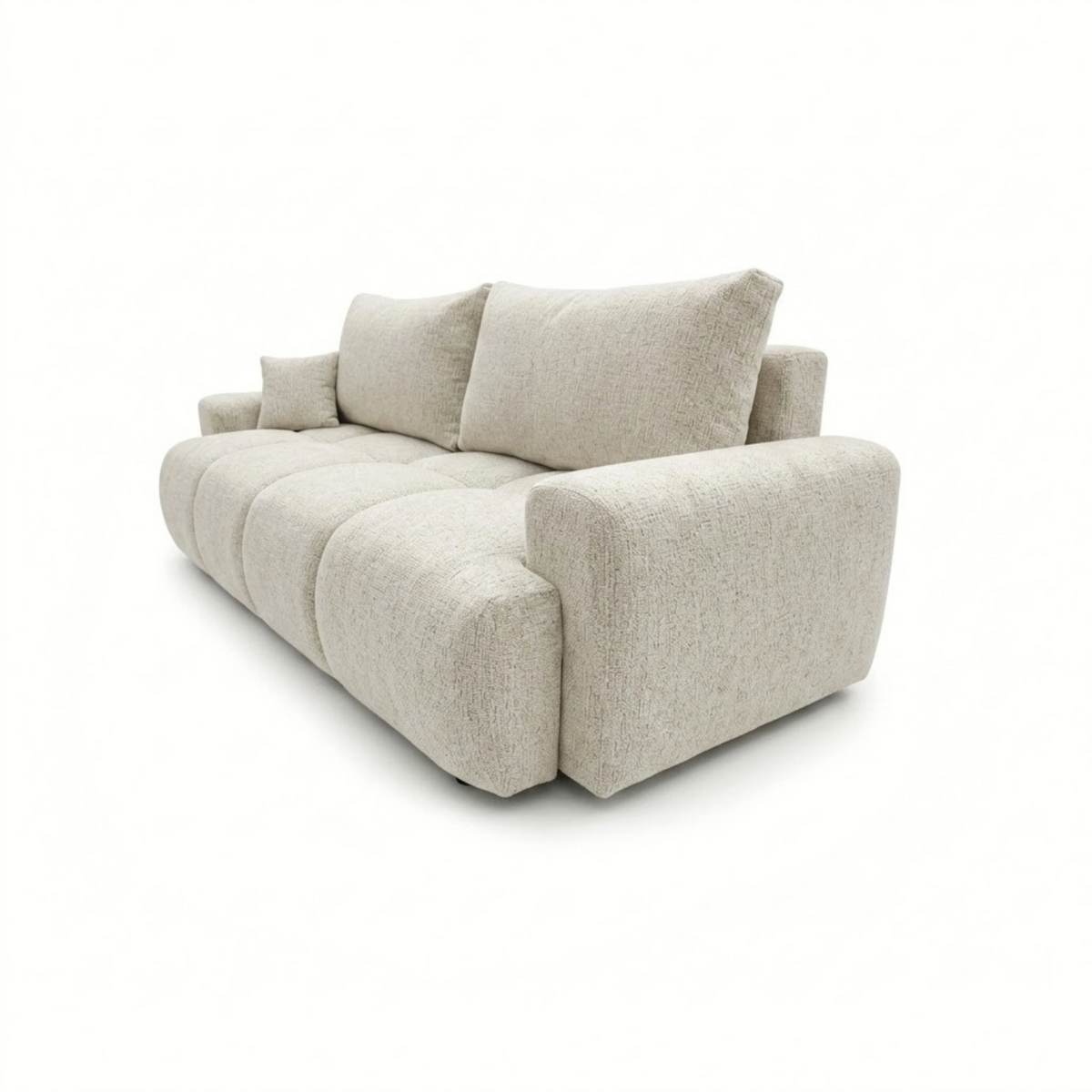 Sofa-lova BALIMO – BELLA 5 · Smėlio – bendras vaizdas kitu kampu #spalva_bella 5 · smėlio