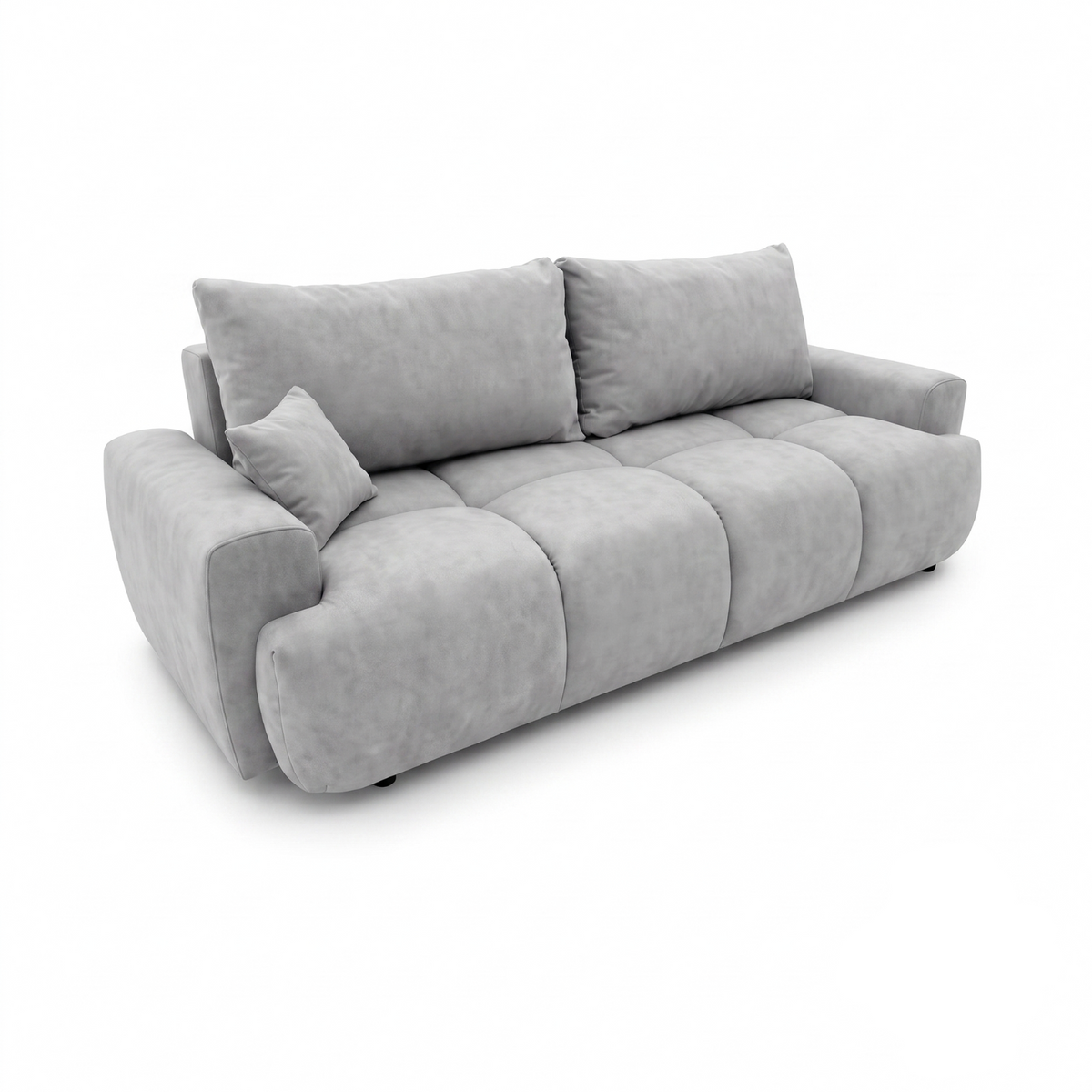 Sofa-lova BALIMO – CLOUD 81 · Šviesiai pilka – bendras vaizdas kitu kampu #spalva_cloud 81 · šviesiai pilka