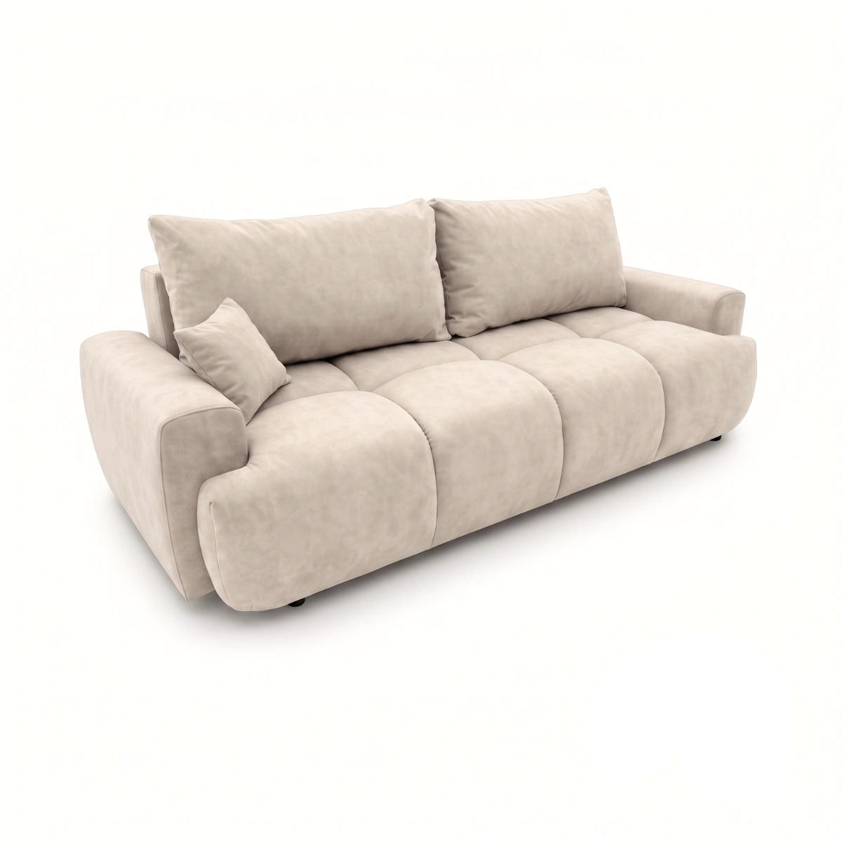 Sofa-lova BALIMO – CLOUD 03 · Smėlio – bendras vaizdas kitu kampu #spalva_cloud 03 · smėlio