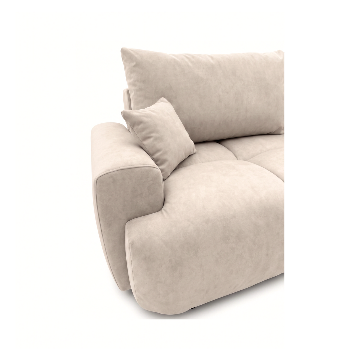 Sofa-lova BALIMO – CLOUD 03 · Smėlio – apmušalų ir konstrukcijos detalė #spalva_cloud 03 · smėlio