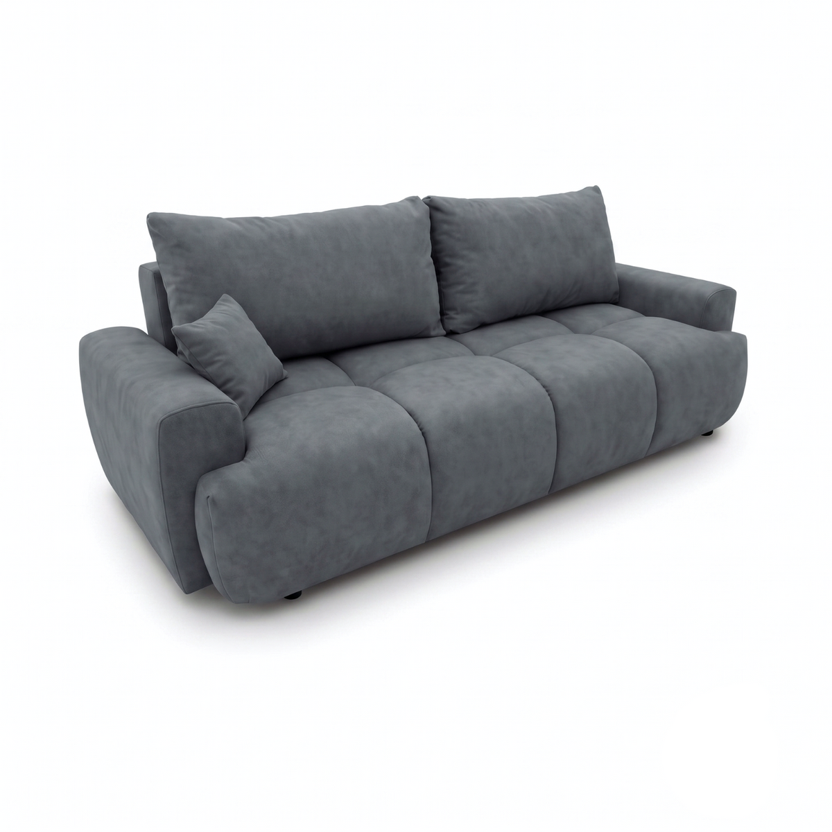 Sofa-lova BALIMO – CLOUD 91 · Tamsiai pilka – bendras vaizdas kitu kampu #spalva_cloud 91 · tamsiai pilka