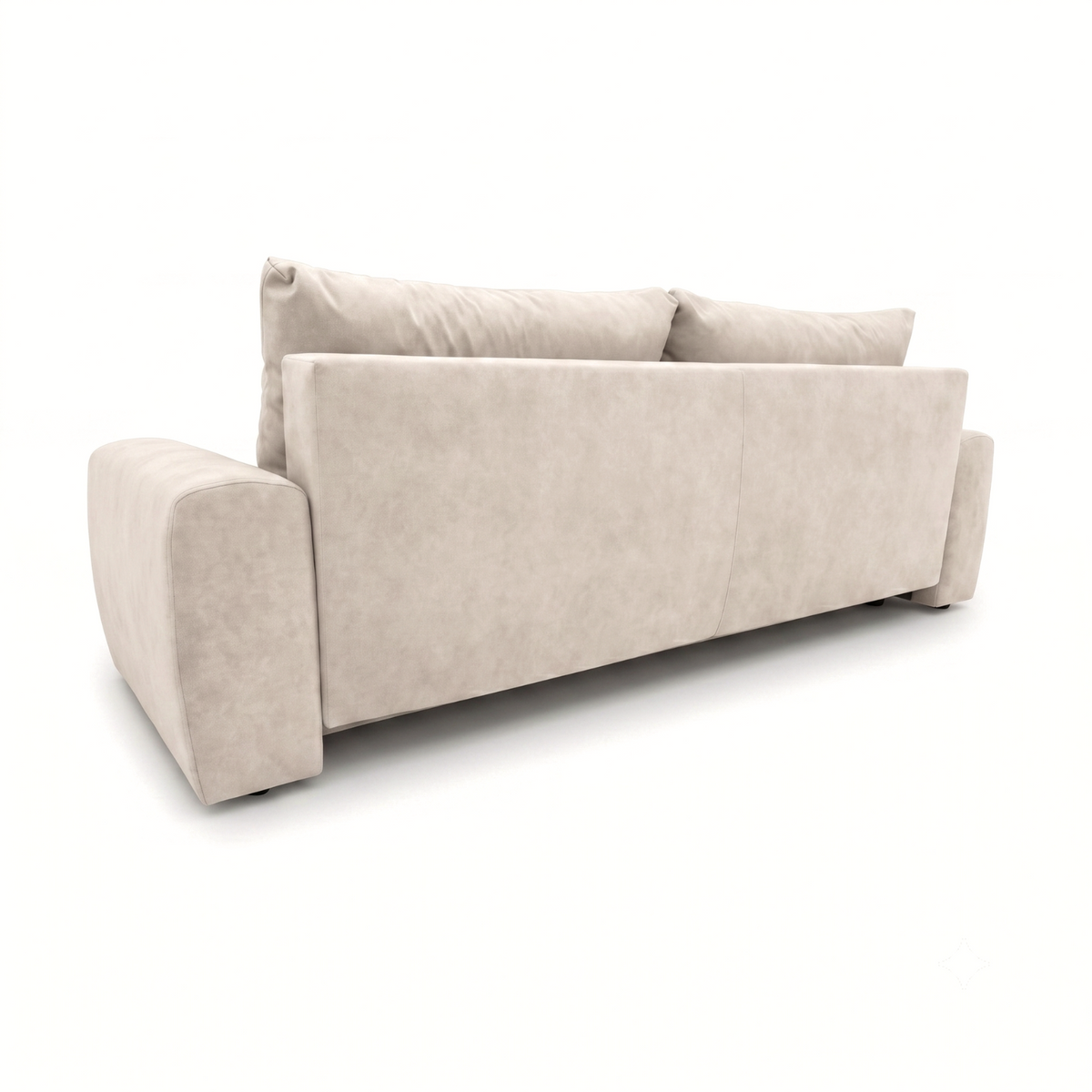 Sofa-lova BALIMO – CLOUD 03 · Smėlio – vaizdas iš nugaros #spalva_cloud 03 · smėlio