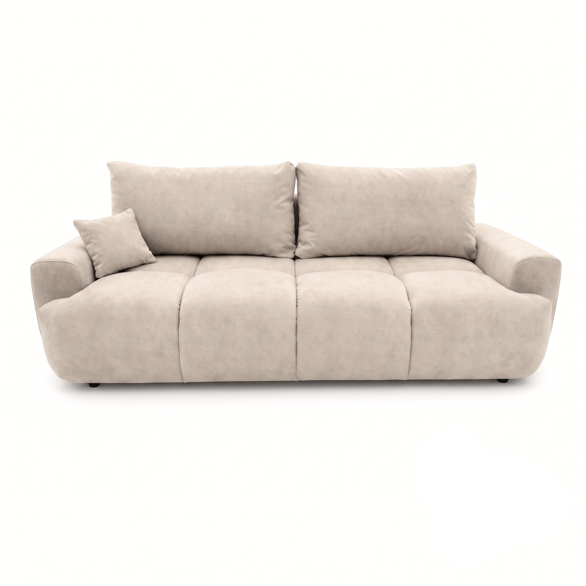 Sofa-lova BALIMO – CLOUD 03 · Smėlio – vaizdas iš priekio #spalva_cloud 03 · smėlio