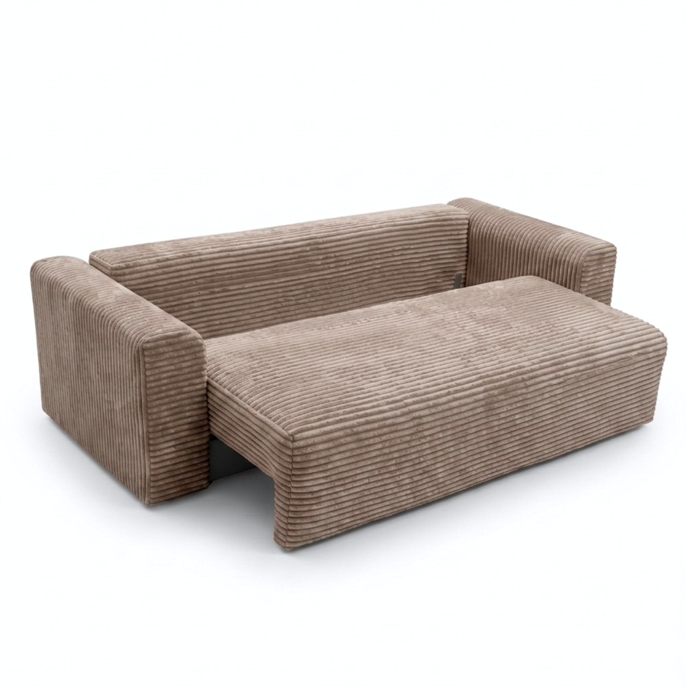 Sofa CALIDA – TILIA 17 · Šviesiai ruda – išskleidimo funkcija #spalva_tilia 17 · šviesiai ruda