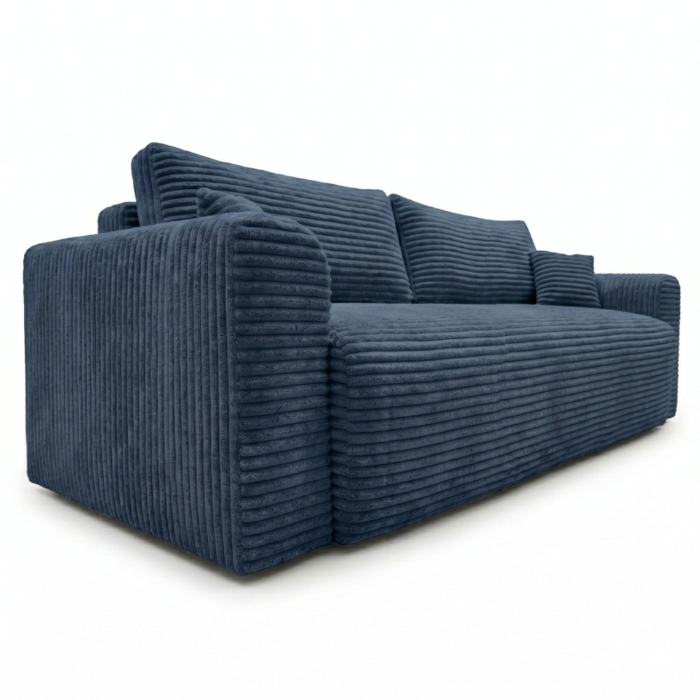 Sofa CALIDA – TILIA 77 · Tamsiai mėlyna – bendras vaizdas kitu kampu #spalva_tilia 77 · tamsiai mėlyna
